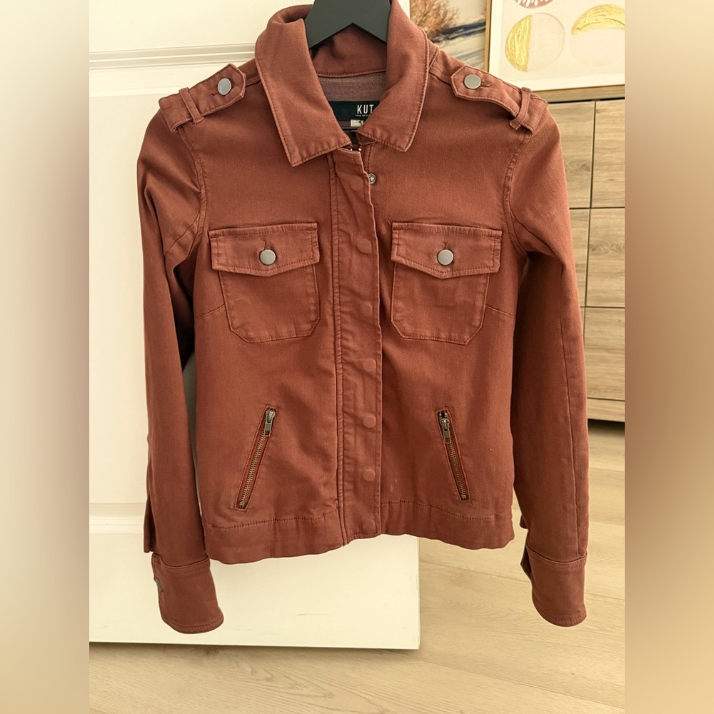 Kut from the Kloth Women's Terracotta Utility Jacket